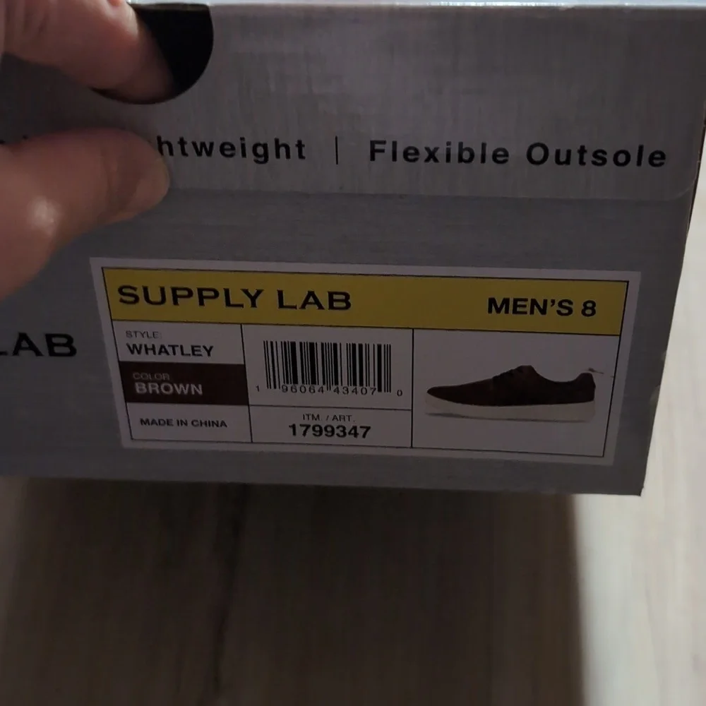 Supply Lab Men's Whatley Brown Sneaker Shoes